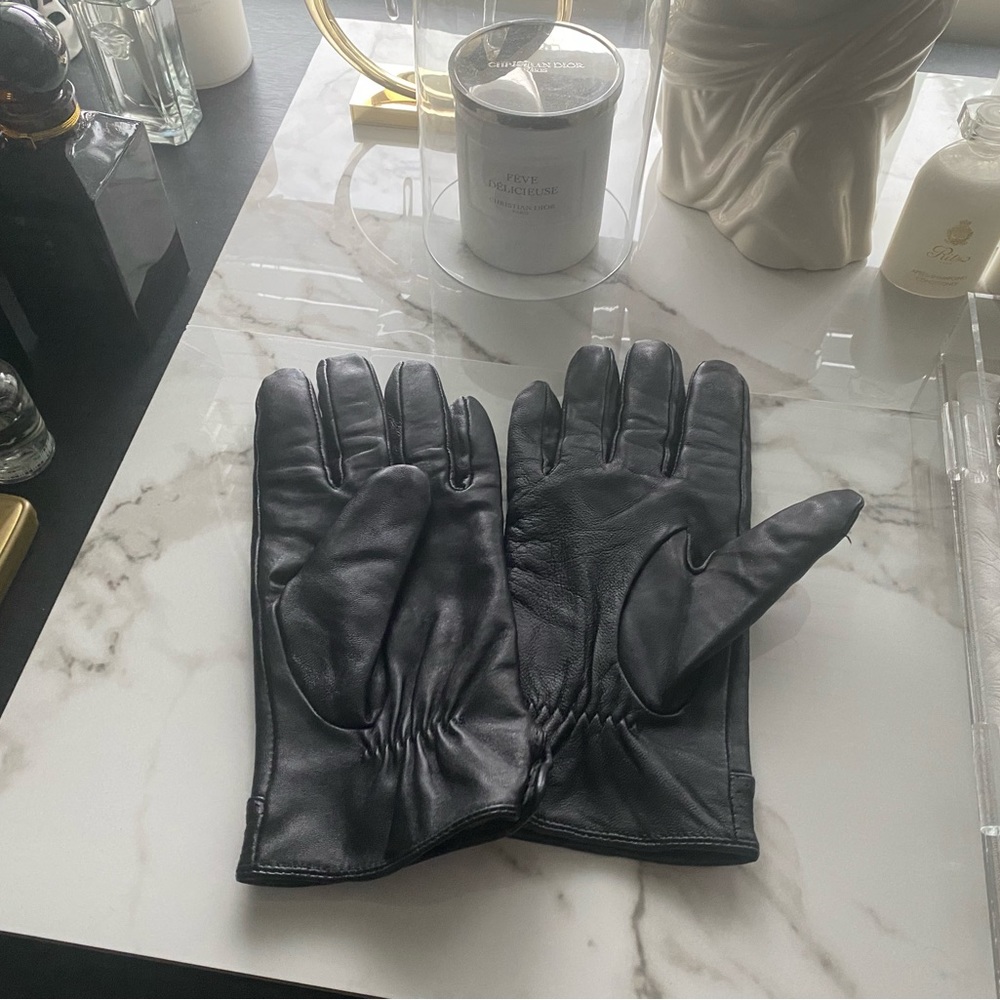 LEATHER GLOVES SIZE M - Picture 2 of 2